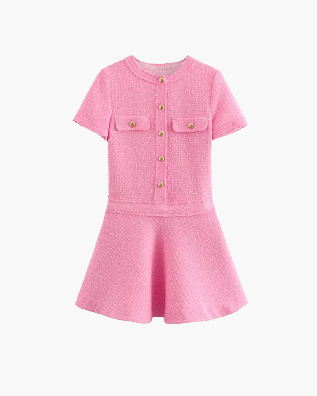SOERA Beatrice Slim Fit Summer Dress - Dress - Pink L
