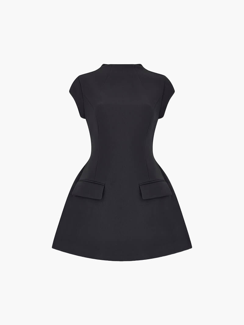 SOERA Ella mini dress - Dresses - DWOD5-QX502008 black XS