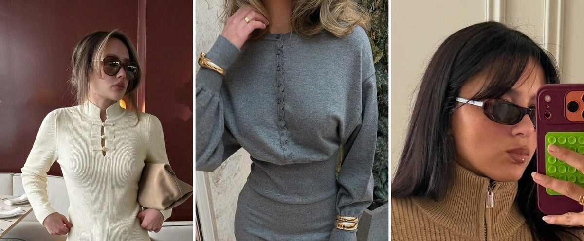 Ribbed Knitwear: The Texture Quietly Running Autumn - SOERA
