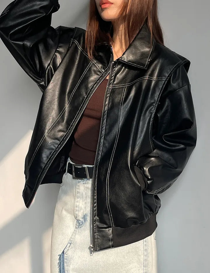 Brooke bomber com fecho