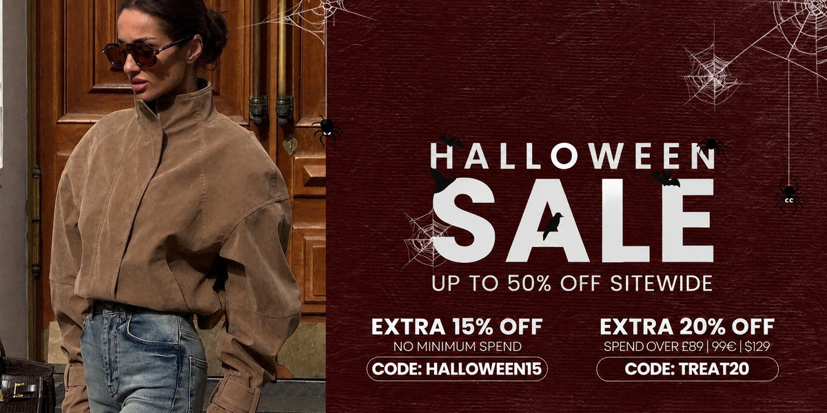 Halloween Sale: até 50% de desconto, mais 15% com HALLOWEEN15, mais 20% acima de 99EUR com TREAT20