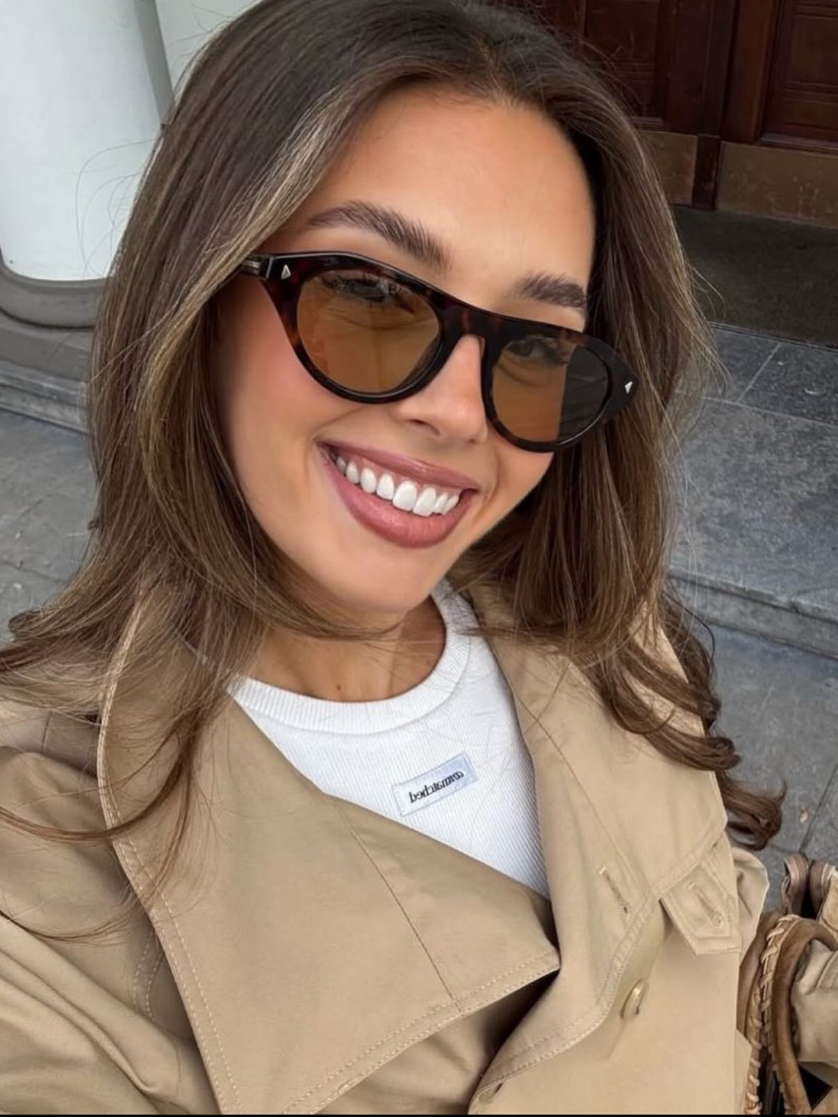 Óculos de sol Elina oversized