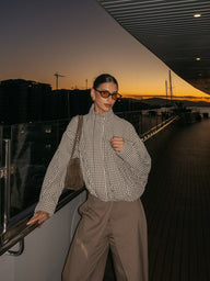 Blazer Vintage Xadrez Rebecca