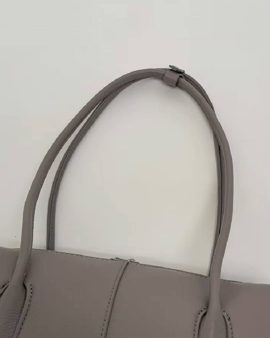 SOERA Julie Cylindrical Leather Shoulder Bag - Bag - SOERA-050115-GRE-OS-68163 Taupe-Grey