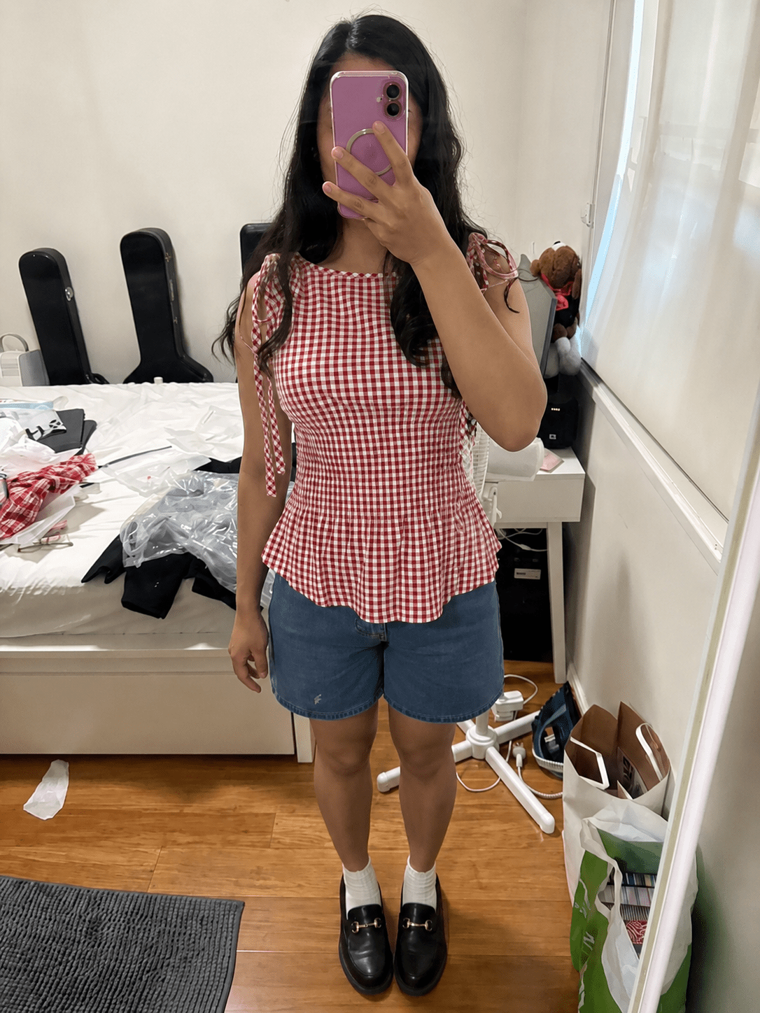 SOERA Aishail Vintage Gingham Blouse - Blouse - SOERA-544835-M-OS-98275 M