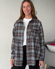 Camisa Oversized Xadrez Melissa