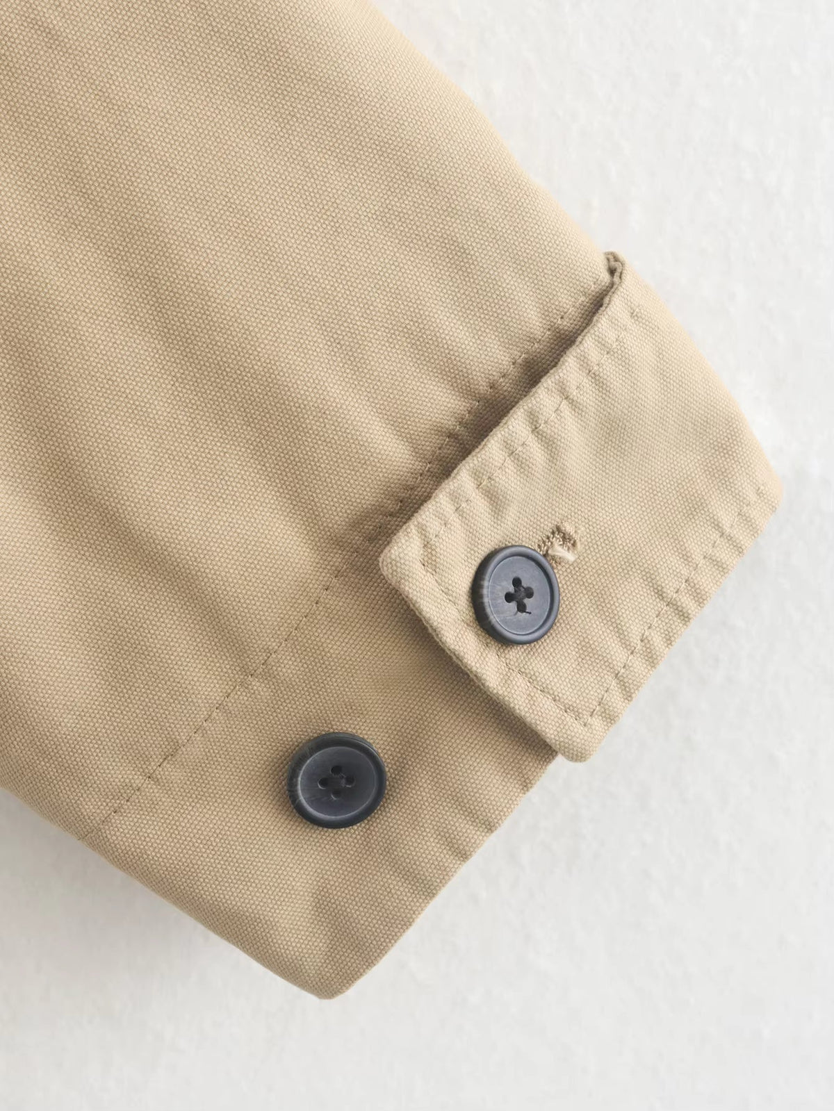 SOERA Sara Vintage Utility Canvas Jacket - Coat - SOERA-995587-KHA-M-91235 Beige M