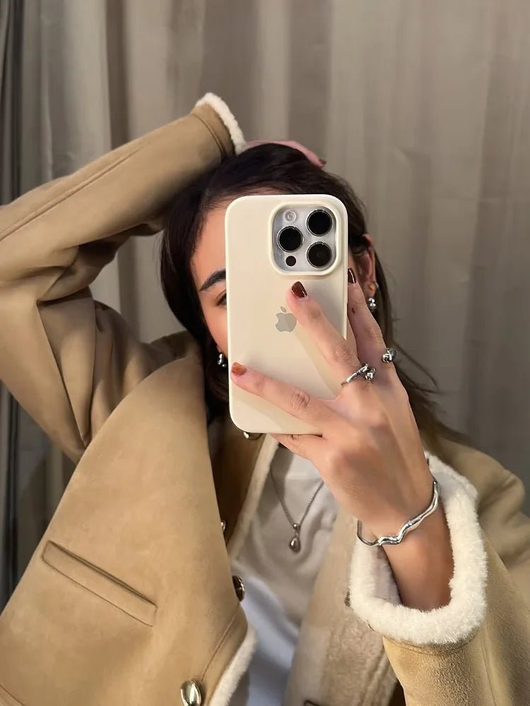 SOERA Aralyn Faux Fur Suede Coat - Coats & Jackets - 1005009972956325-;hV1764887228032067299 Beige XS