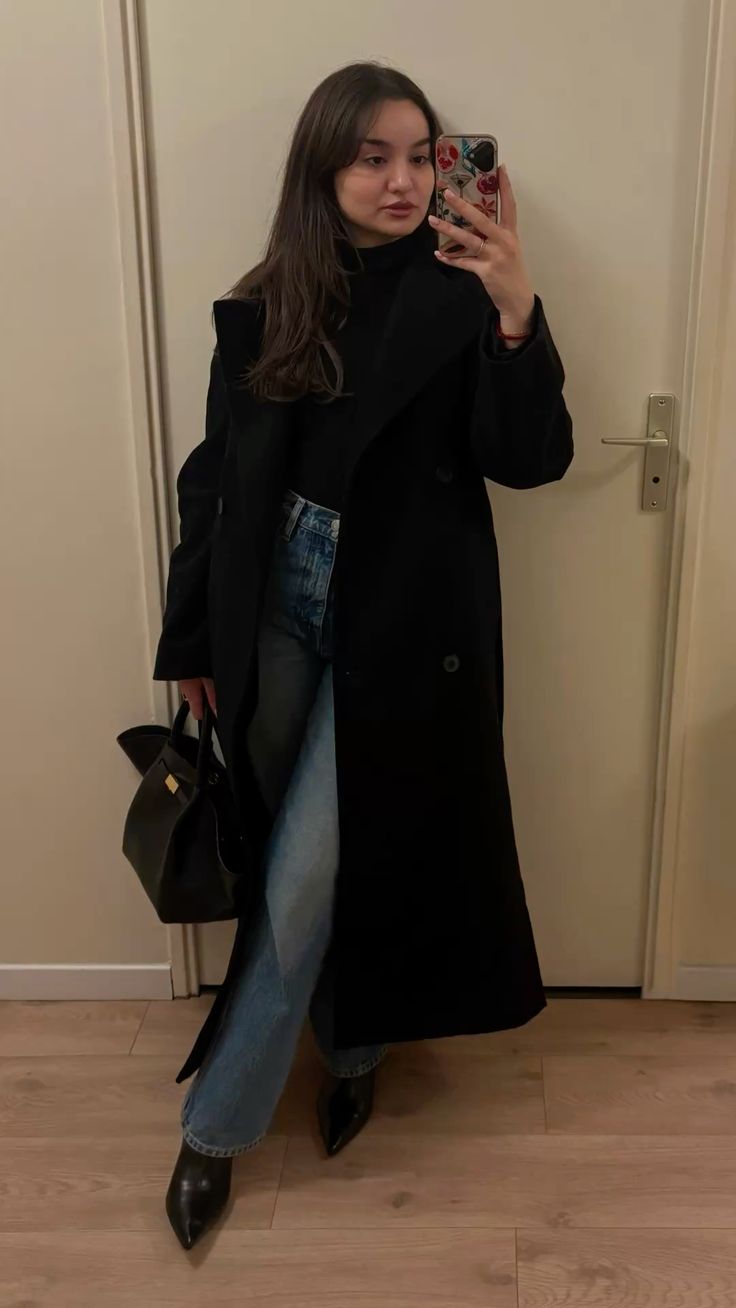 SOERA Claudine Long Belted High Collar Coat - Coats & Jackets - YU1762239701861157151 Black S