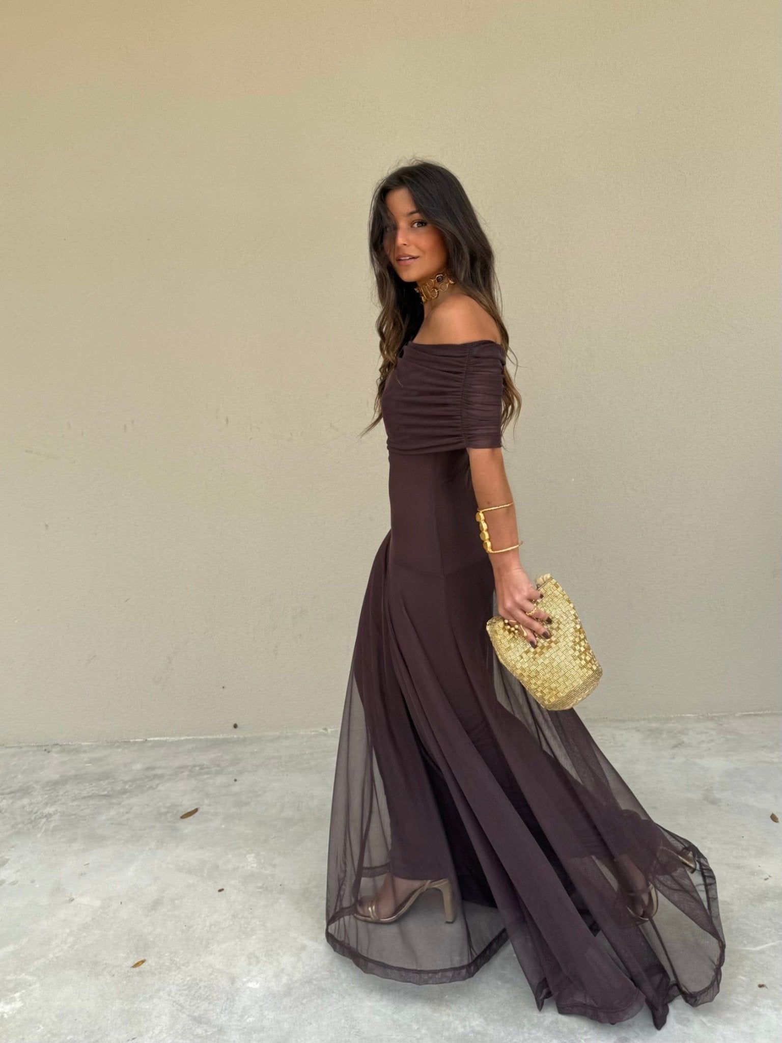 SOERA Daniella Mesh Maxi Dress - Dresses - zA1770927322293343792 L