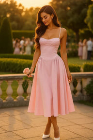 Vestido Midi de Convidada de Casamento Isabelle