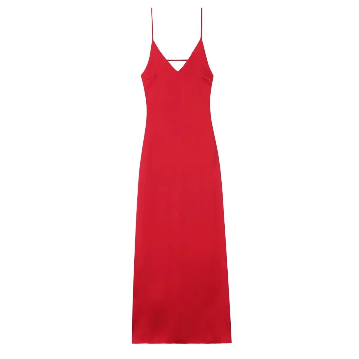 SOERA Kirra Satin Backless Maxi Dress - Dresses -  Red XS