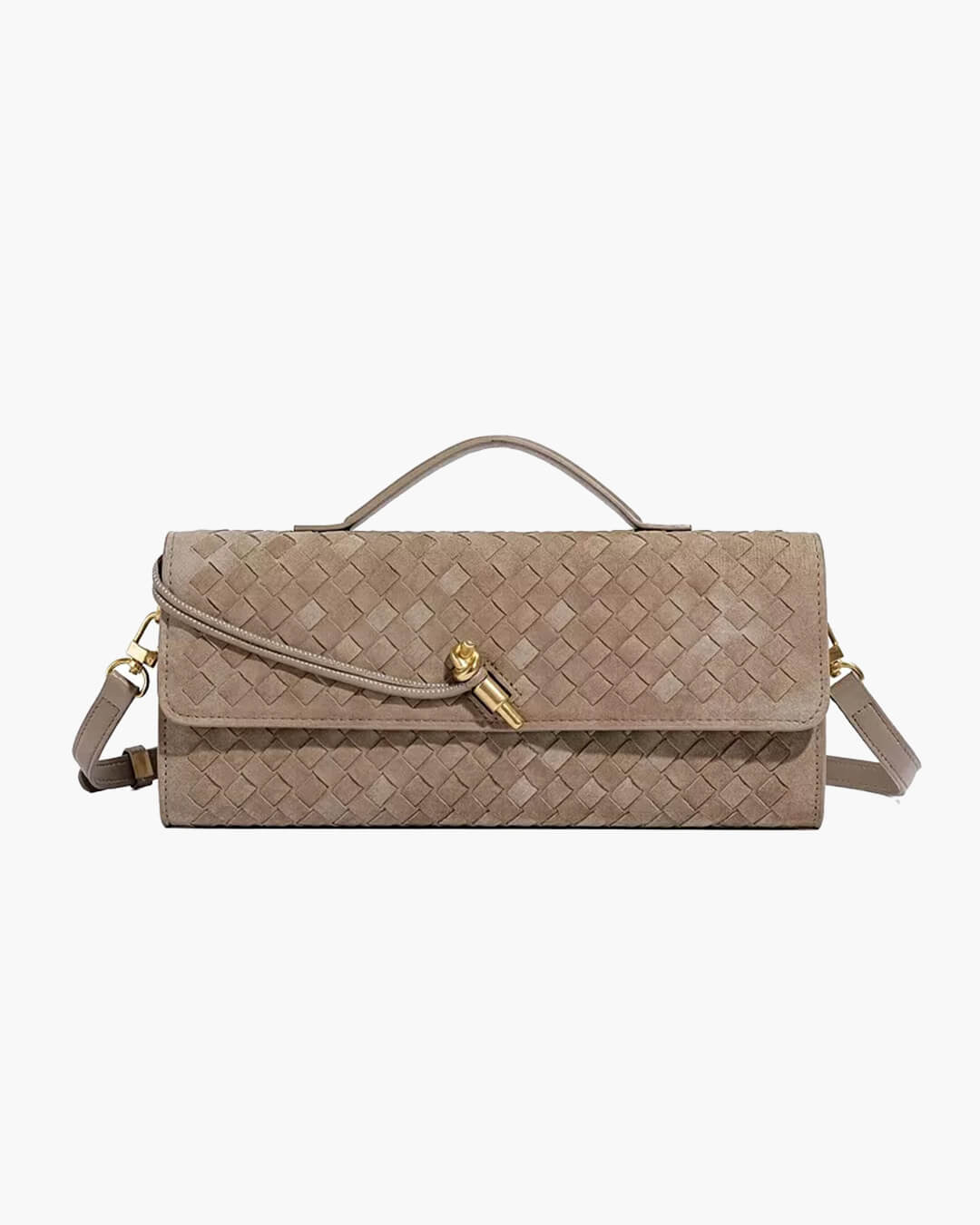 SOERA Bianca Suede Bag - Handbags - Soera-Bianca-Bag-white Taupe