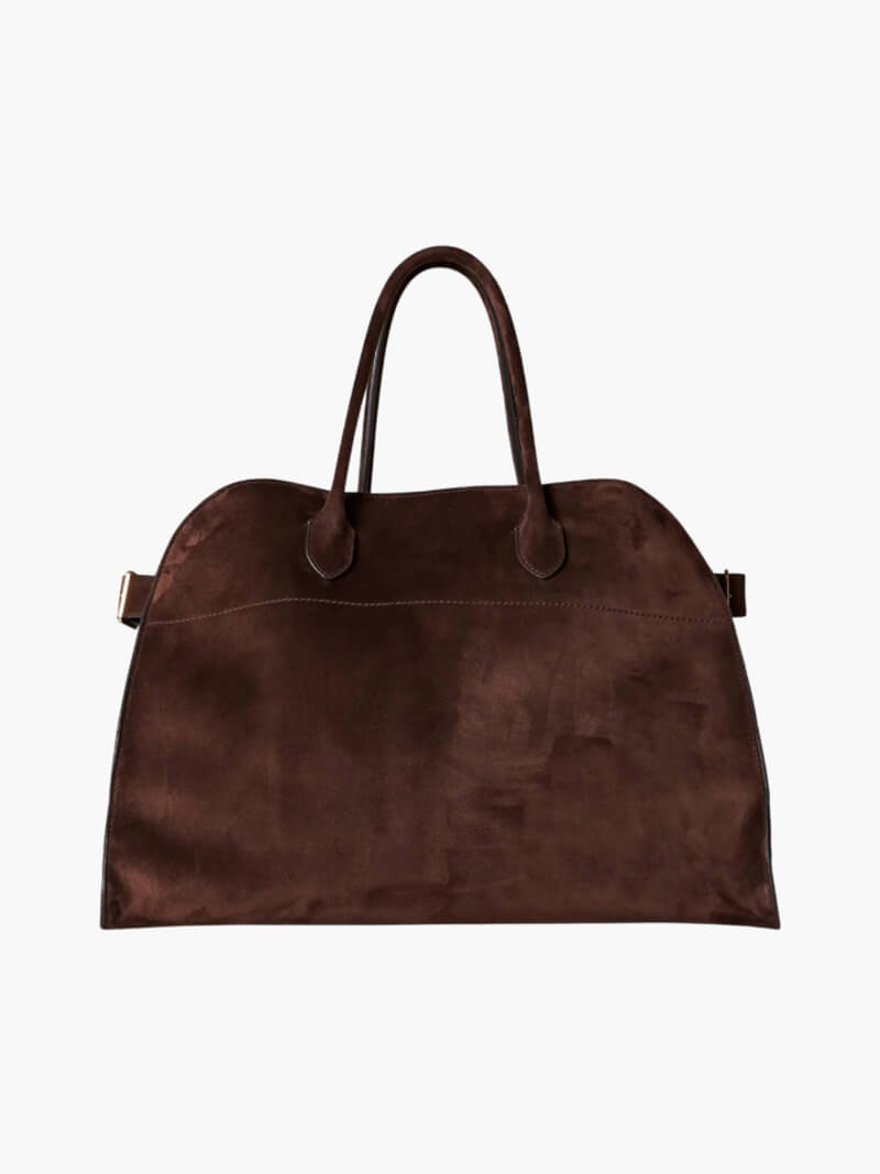 SOERA Henna Shopper Bag - Handbags - DBAD2-WK370001 Suede Brown