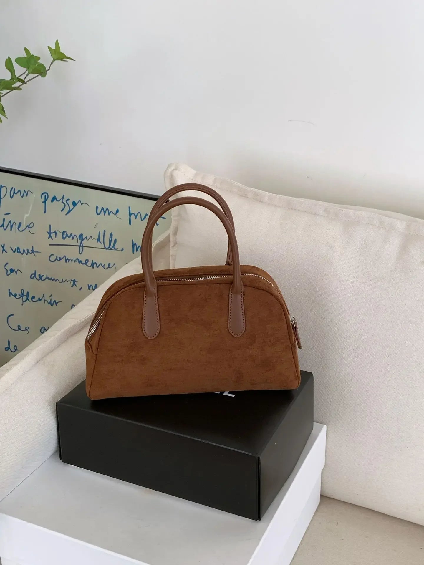 SOERA Jenny Suede Mini Bag - Handbags - 3256807951292876-;Dl1757549905549714319 Brown Regular