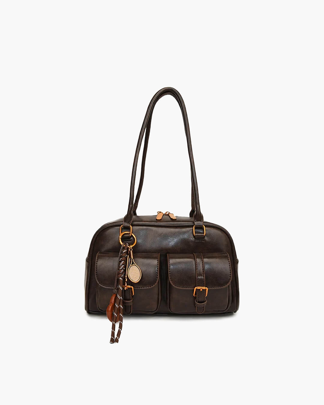 SOERA Liza Multi - Pocket Handbag - Handbags - 3256809004989338-;ww1756169202818253243 Dark Brown