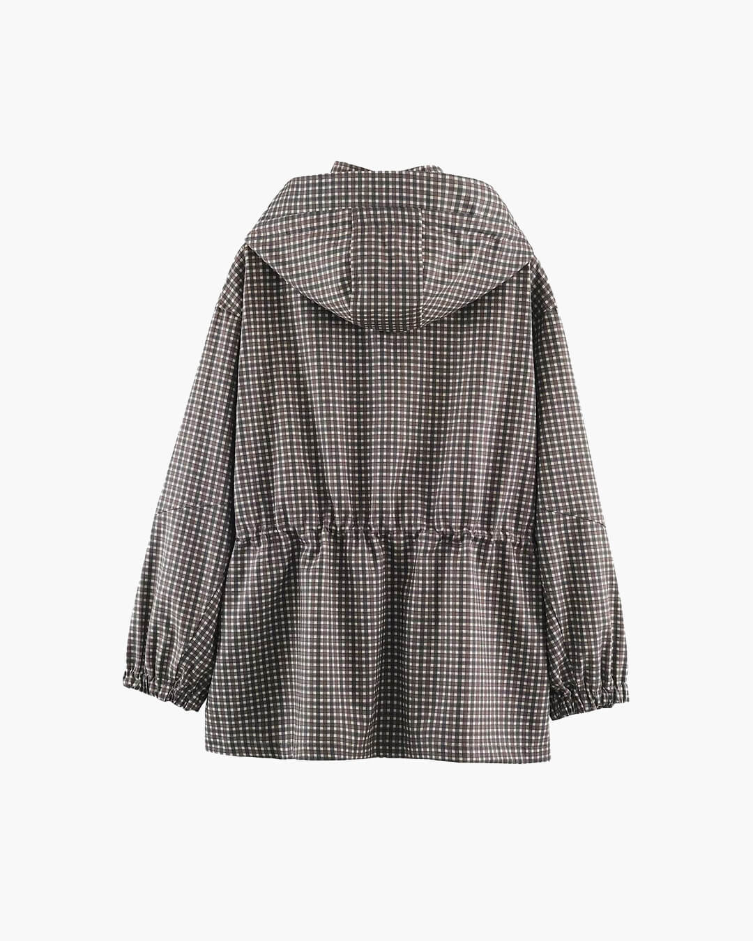 SOERA Katie Plaid Hooded Windbreaker Jacket - Jacket - SOERA-679811-LAT-S-32579 S