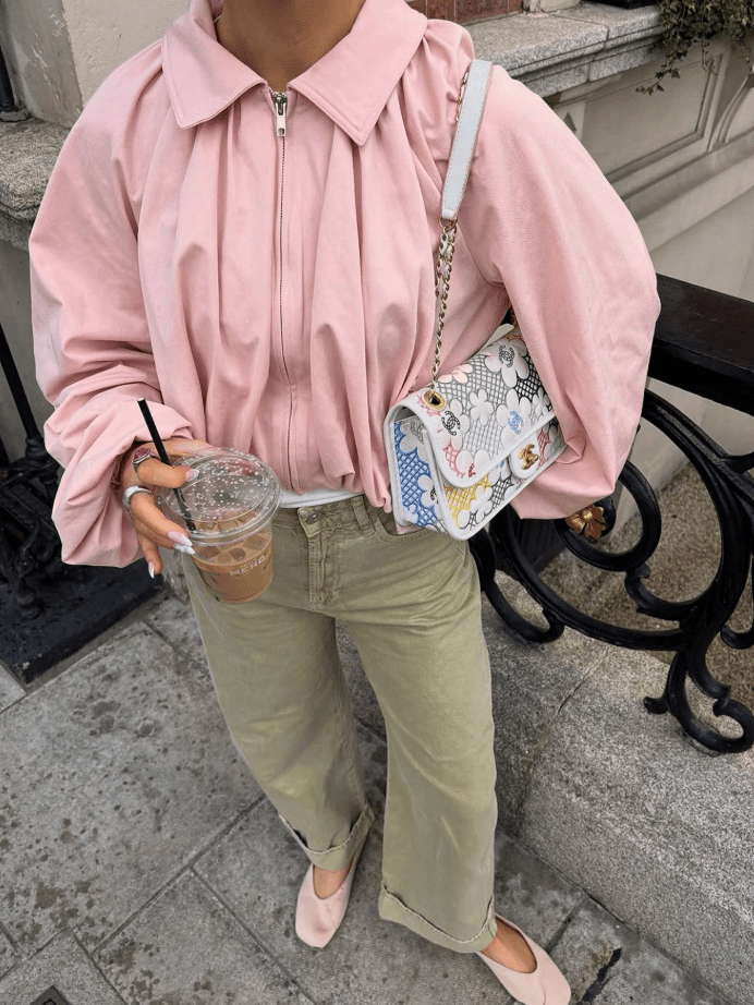 SOERA Sandra Cropped Balloon Sleeve Jacket - Jacket - SOERA-133763-PIN-S-44259 Pink S