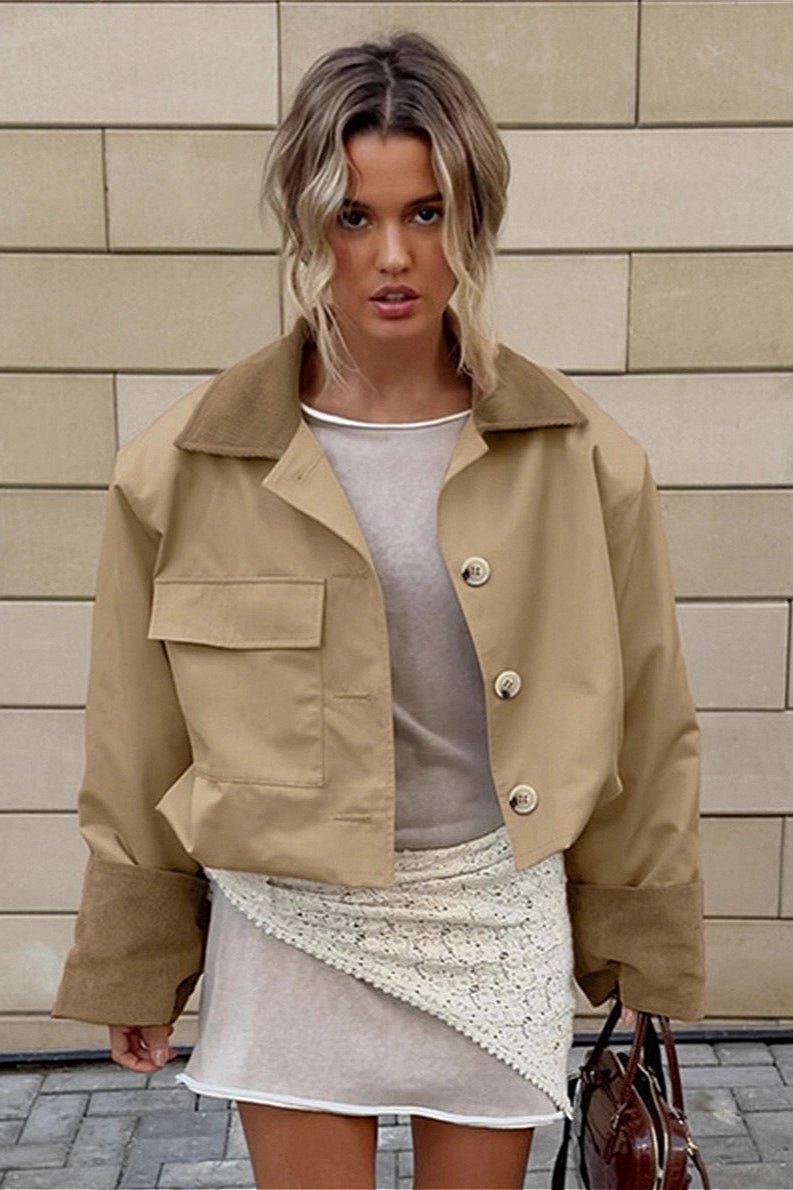 SOERA Adriana Utility Cropped Jacket - Jackets - oG1770383550826543030 S
