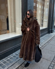 Lucie Faux Fur Maxi Coat