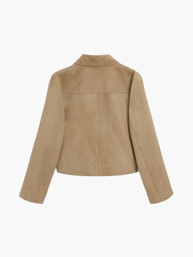 SOERA Marissa Faux Suede Jacket - jackets - Soera-Marissa-Suede-Jacket-Brown/S S