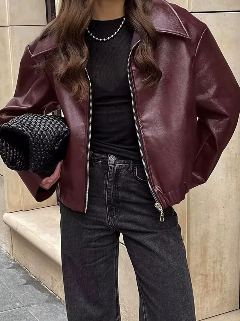 SOERA Romy leather Jacket - jackets - DWOD2-WK228002 S