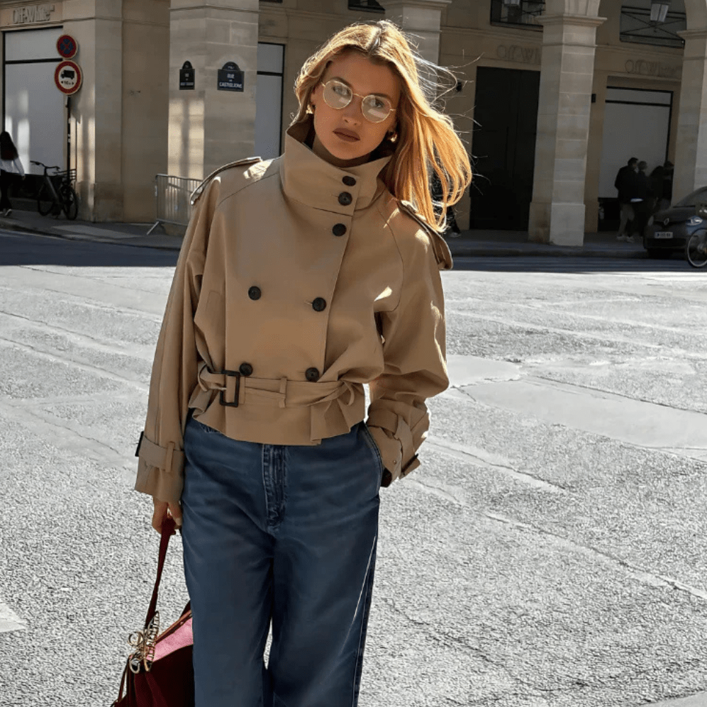 Sofie Trench Coat Curto