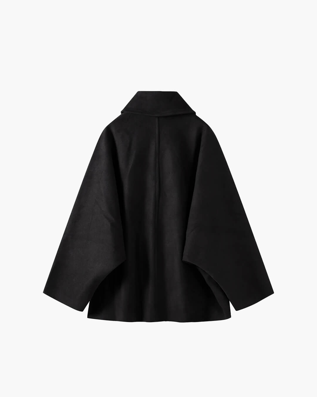 SOERA Yalena Collared Loose Coat - Jackets - qC1765731916181141122 Black M