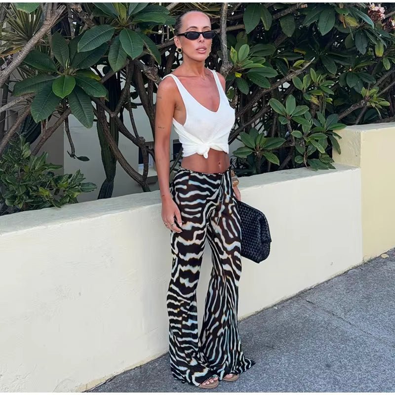 SOERA Bianca Zebra Tunic Top and Trouser Set - Matching Sets - SOERA-818499-DEF-OS-14117 Pants Only S