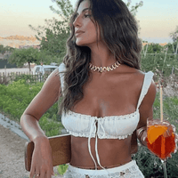 Keila Conjunto de Bralette e Saia Maxi