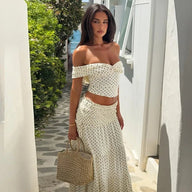 Conjunto Maisie Top Cai-Cai e Saia