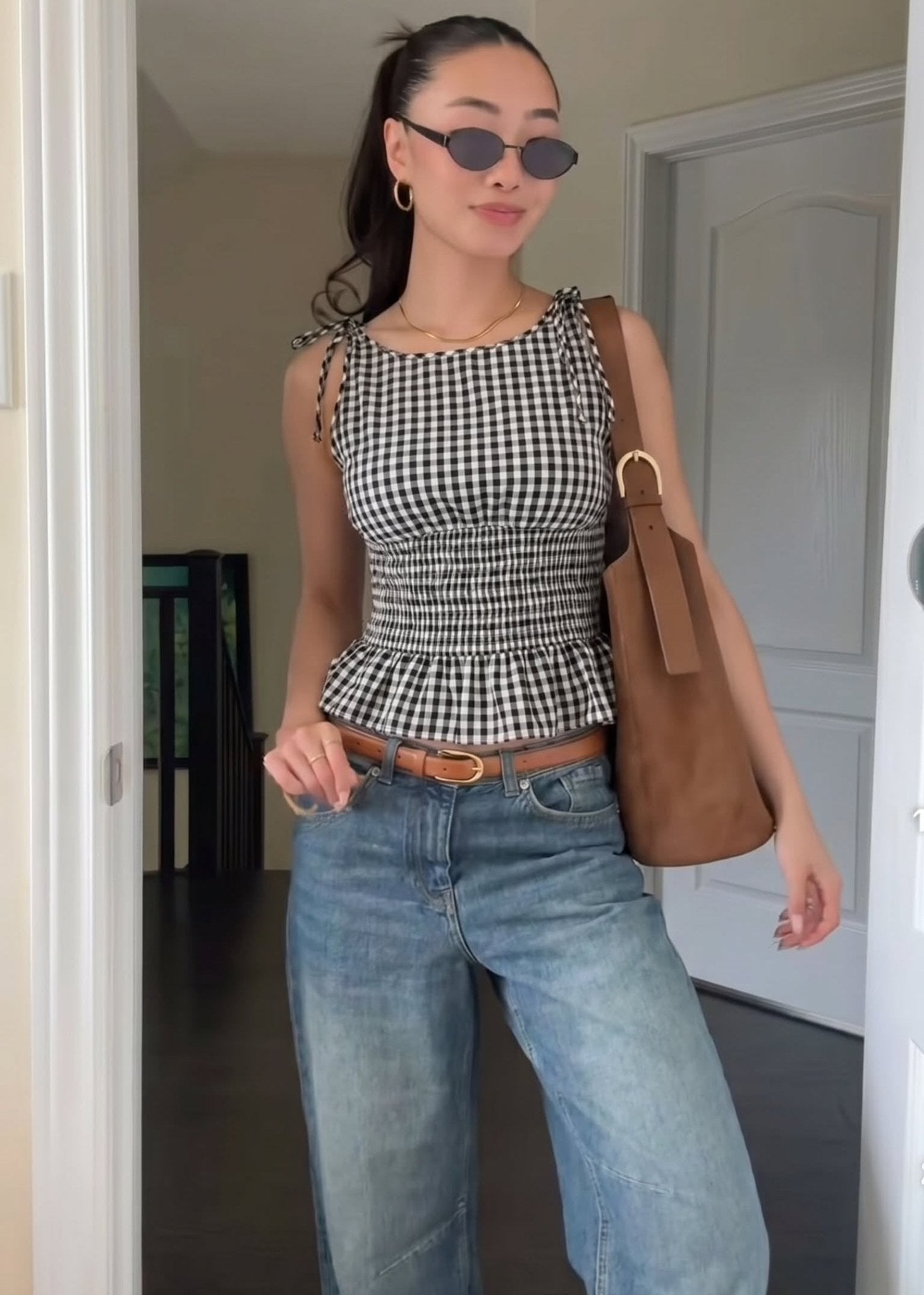 SOERA Jessica Vintage Plaid Tank Top - Top - SOERA-847619-L-OS-29091 L
