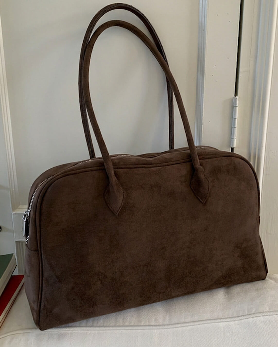 Beatrice Vintage Leather Laptop Tote